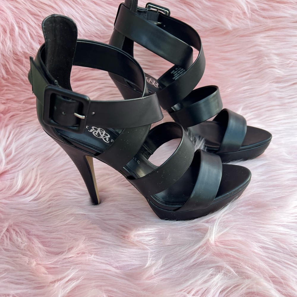 Rock and Republic strappy Platform Heels